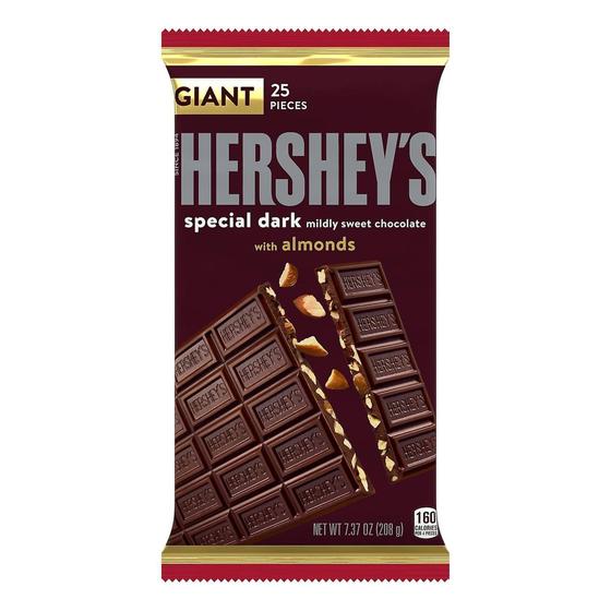 Imagem de Chocolate Hersheys Ao Leite Almond Giant 208g - Produto Importado