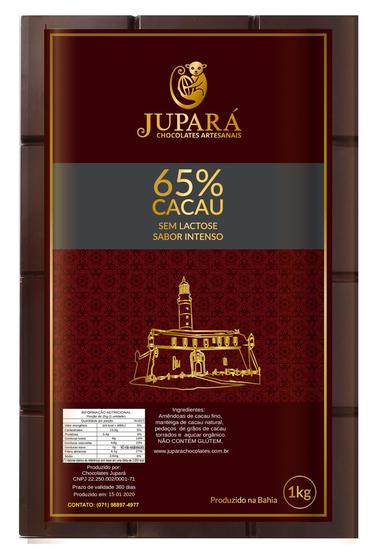 Imagem de Chocolate Jupará 65% Cacau - Sem Lactose - 1Kg