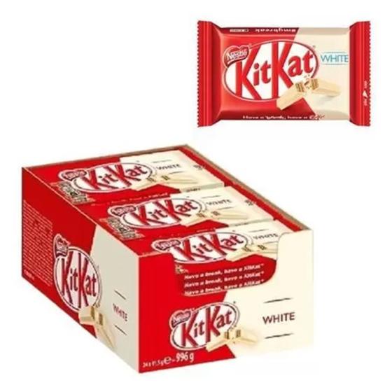 Chocolate Kit Kat Nestlé caixa 996g com 24 unidades de 41,5g cada Kit