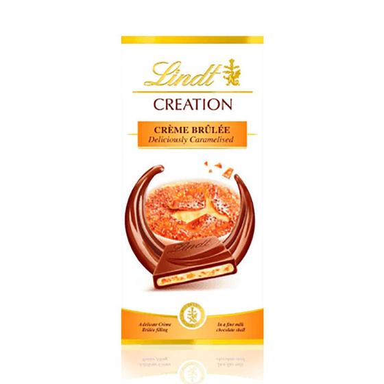 Imagem de Chocolate Lindt Creation com Recheio de Creme Brulée Tablete 150g
