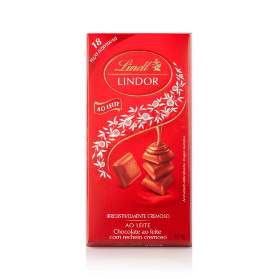 Imagem de Chocolate Lindt Lindor Singles Ao Leite 18 unidades 100g