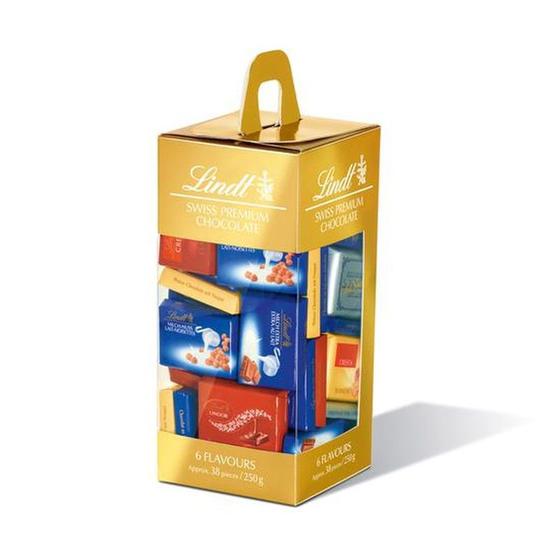 Chocolate Lindt Swiss Premium Assorted 250G Chocolate / Barra de
