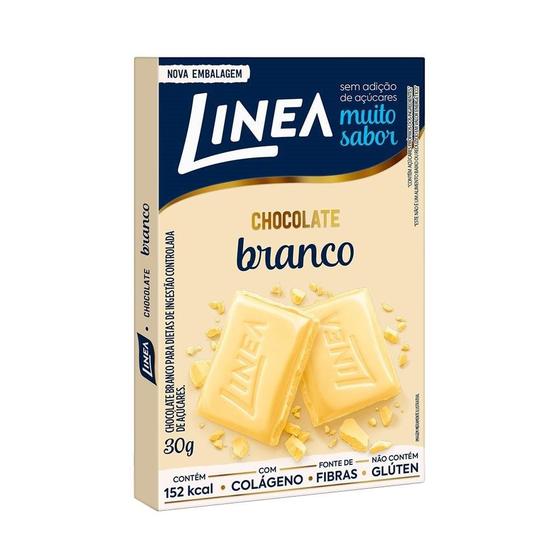 Imagem de Chocolate Linea Branco Diet 30g - Embalagem c/ 15 unidades