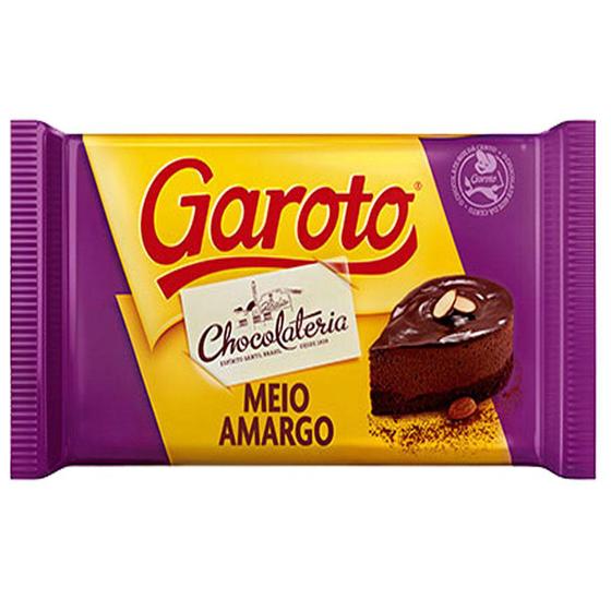 Imagem de Chocolate Meio Amargo Garoto Barra 2,1kg