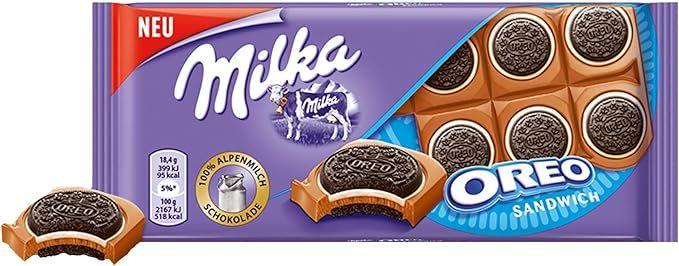 Imagem de Chocolate Milka Oreo Sandwich 92g