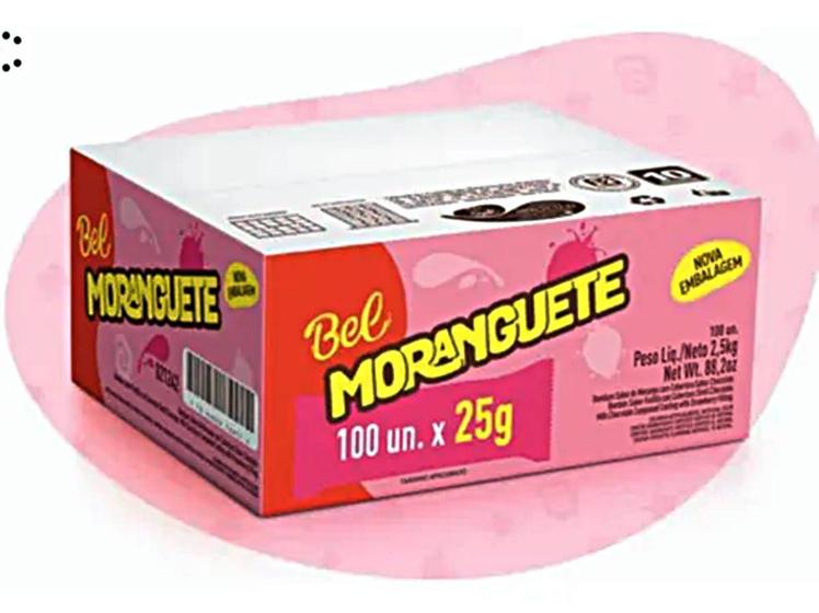 Imagem de Chocolate Moranguete Caixa 25gr C/100un- Bel