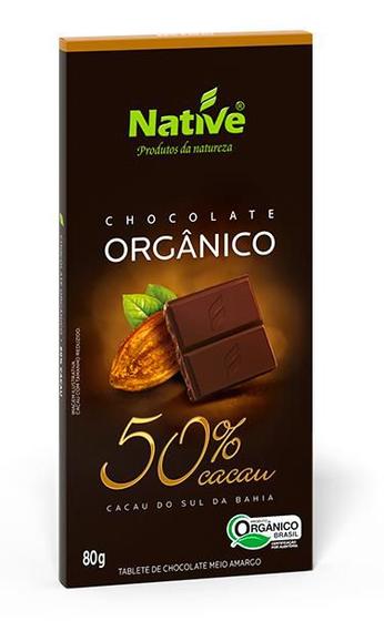 Imagem de Chocolate Orgânico 50% 80g Native