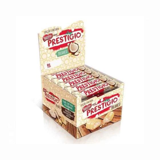 Imagem de Chocolate Prestígio Branco Nestlé Display 30 Barrinhas30G