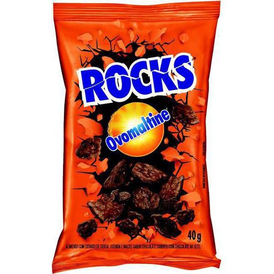 Chocolate Rocks Flocos Crocantes 40g Ovomaltine Flocos de Cereal