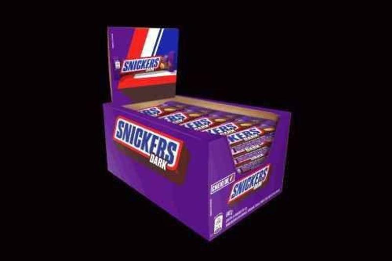 Chocolate snickers dark 42g 20 unidades MASTERFOODS BRASIL
