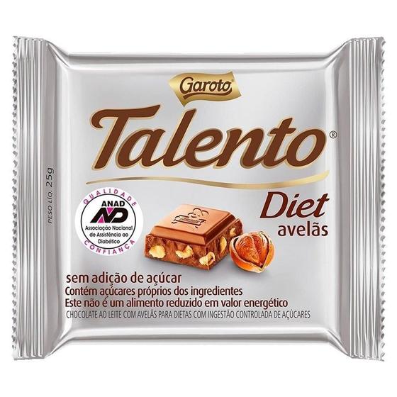 Chocolate Talento Diet 25g Emb. c/ 15 un. - Garoto é boa?