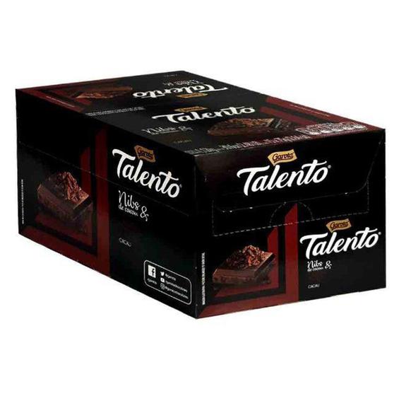 Imagem de Chocolate talento nibs e de cacau dark 70% 75g 15 unidades - garoto - NESTLE BRASIL LTDA