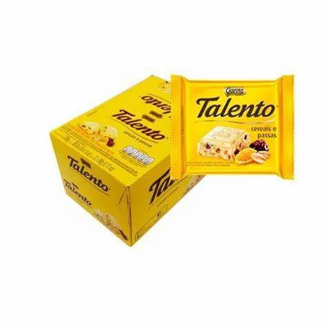 Imagem de Chocolate Talento Sabor Cereais E Passas 15x25g Display 375g Garoto