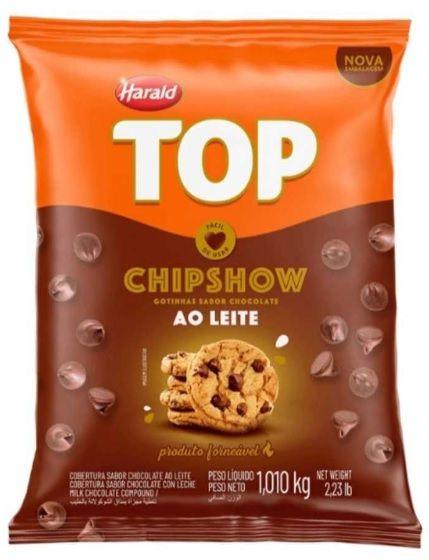 Imagem de Chocolate top Chipshow gotas  ao leite 1.010kg harald