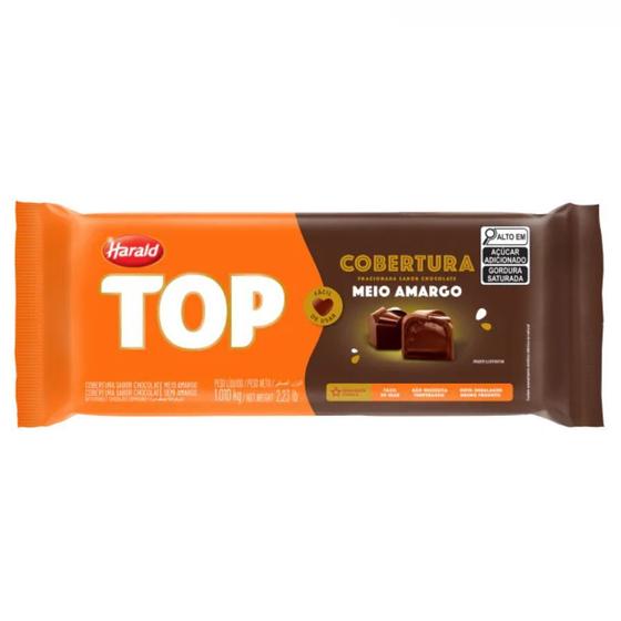 Imagem de Chocolate Top Meio Amargo 1,01 kg Harald