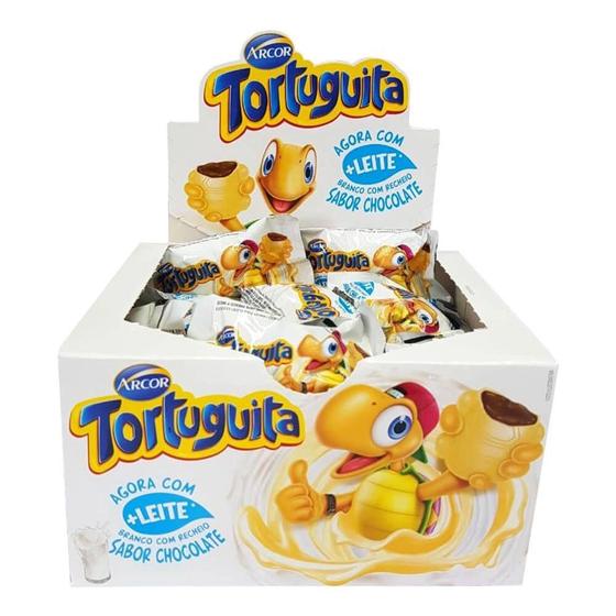 Imagem de Chocolate Tortuguita display c/24 chcolate branco