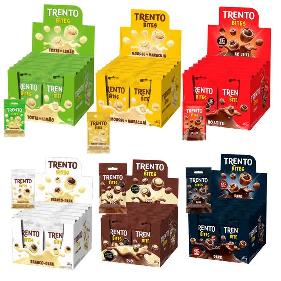 Imagem de Chocolate Trento Bits Display 1 Caixa C/12 Unidades De 40g