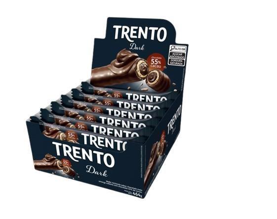Chocolate Trento Dark 55% Com 16 Unidades De 29g