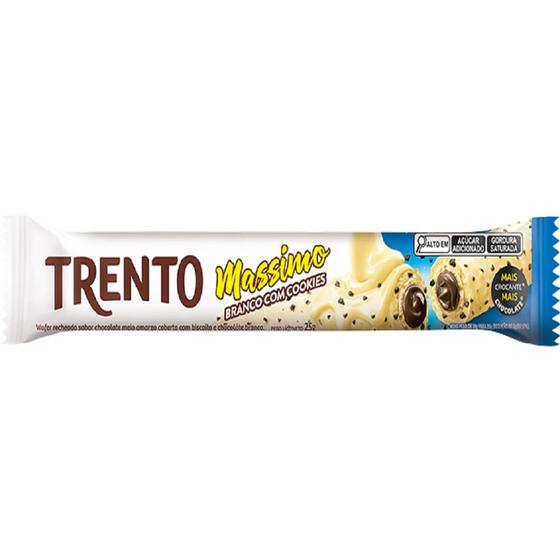 Imagem de Chocolate Trento Massimo Branco Cookies 25g