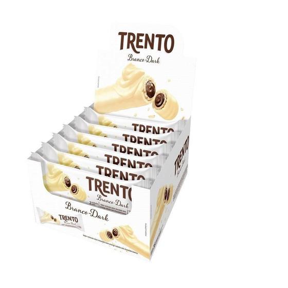 Chocolate Trento Wafer Branco 32g - Embalagem com 16 Unidades Menor preço em Chocolate Trento Wafer Branco 32g - Embalagem com 16 Unidades
