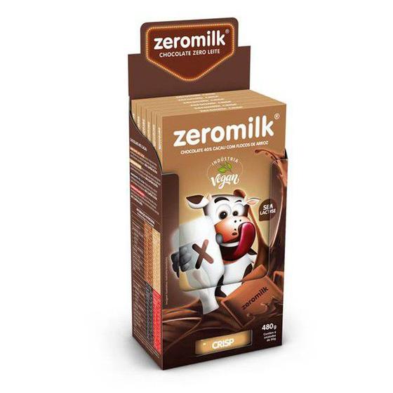 Imagem de Chocolate Zeromilk Crisp 80g Caixa 6un