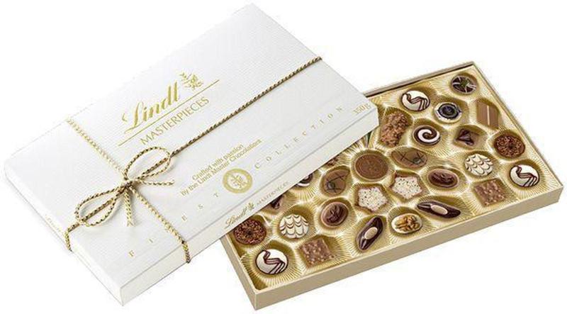 Imagem de Chocolates sortidos lindt pralinés masterpieces 350g