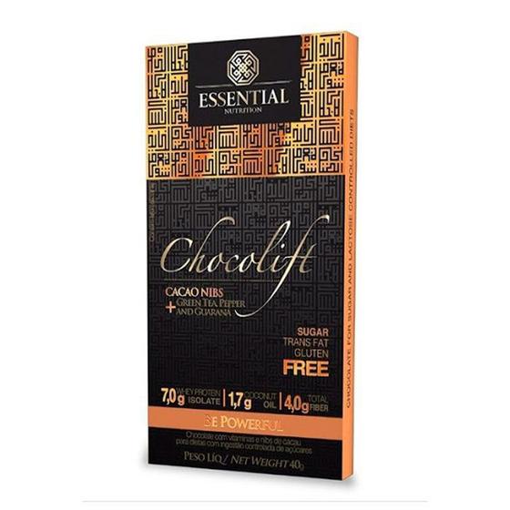 Chocolift (40g) Sabor Be Powerfull Essential Nutrition Chocolate
