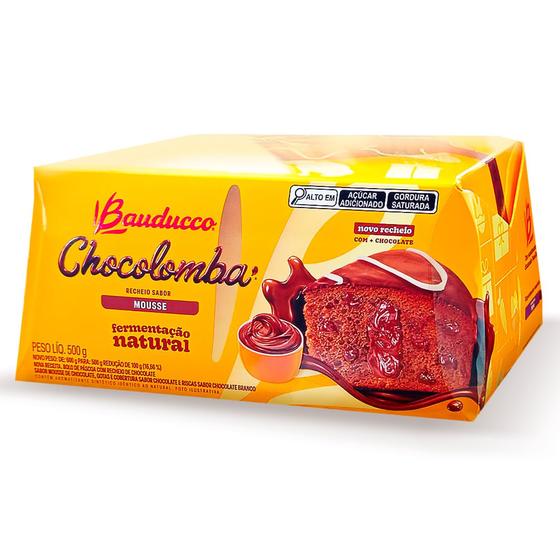 Imagem de Chocolomba Maxi recheio sabor mousse de chocolate 500gr - Bauducco