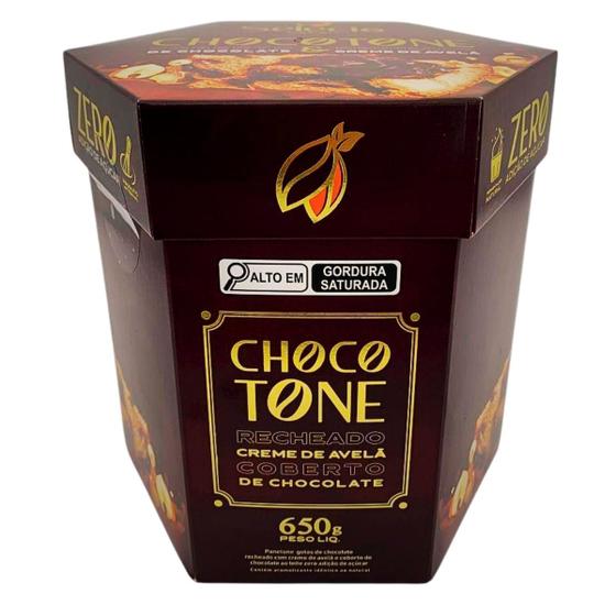 Imagem de Chocotone  Zero Açúcar Selecto Cacau 650g Coclate e Avelã ou Paçoca