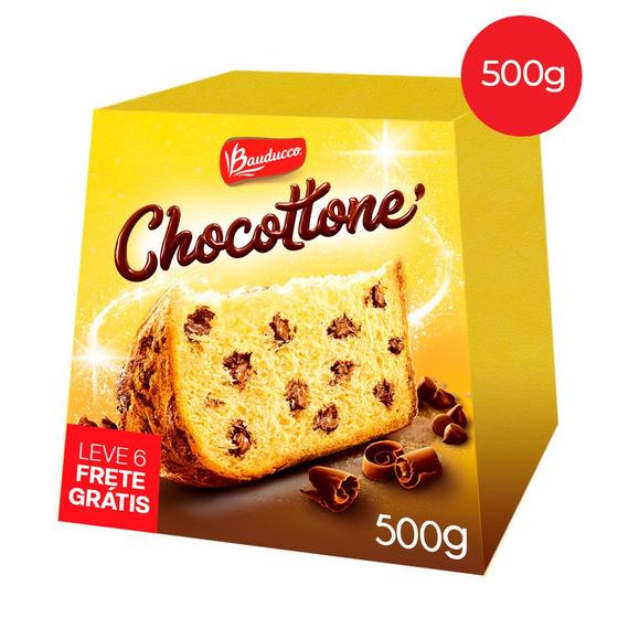 Chocottone Bauducco 500g Menor preço em Chocottone Bauducco 500g