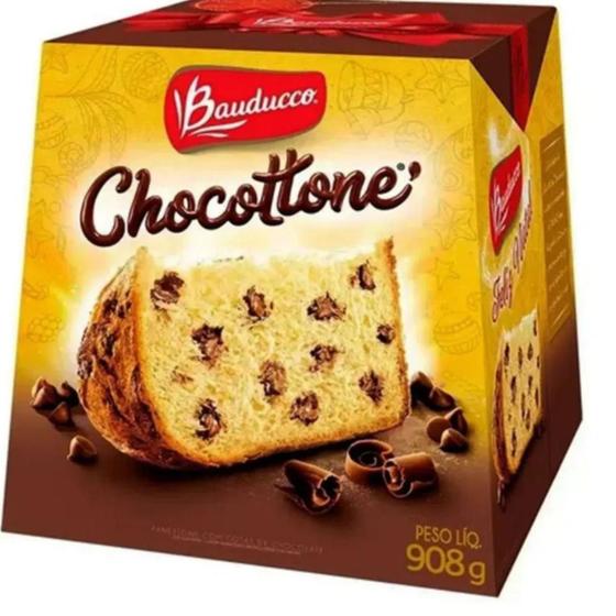 Chocottone Bauducco 908g Panettone de Chocolate Natal Gotas de Chocolate Menor preço em Chocottone Bauducco 908g Panettone de Chocolate Natal Gotas de Chocolate