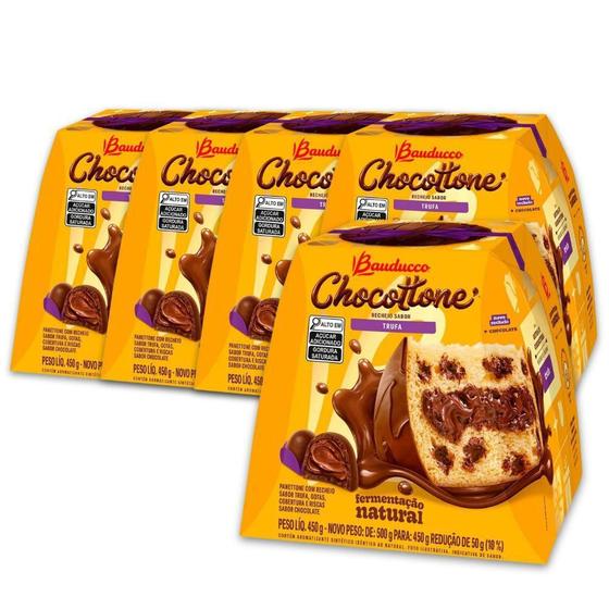 Imagem de Chocottone Bauducco Trufa 450g - Natal com Sofisticação