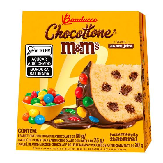Imagem de Chocottone Mini Bauducco M&Ms 80g