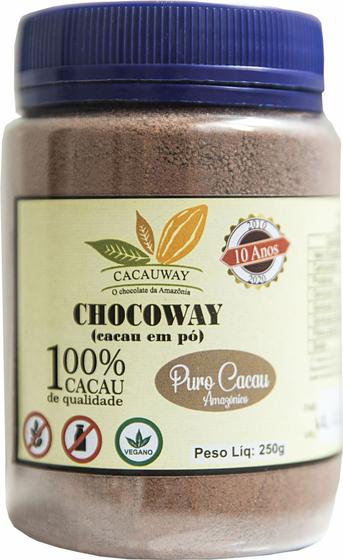 Imagem de Chocoway (cacau em pó) 100% - Cacauway - 250 g