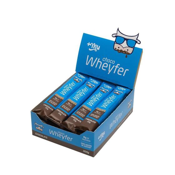 Imagem de Chocowheyfer Sabor Chocolate Display com 12 un de 25g - +Mu