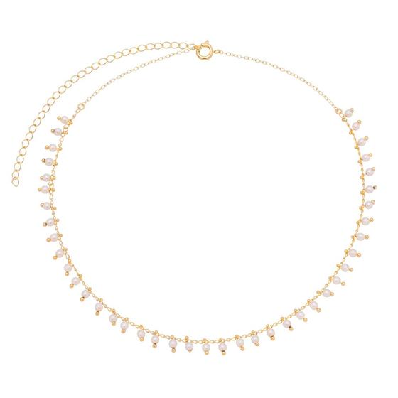 Imagem de Choker de Mini Pérolas Banhado em Ouro 18K