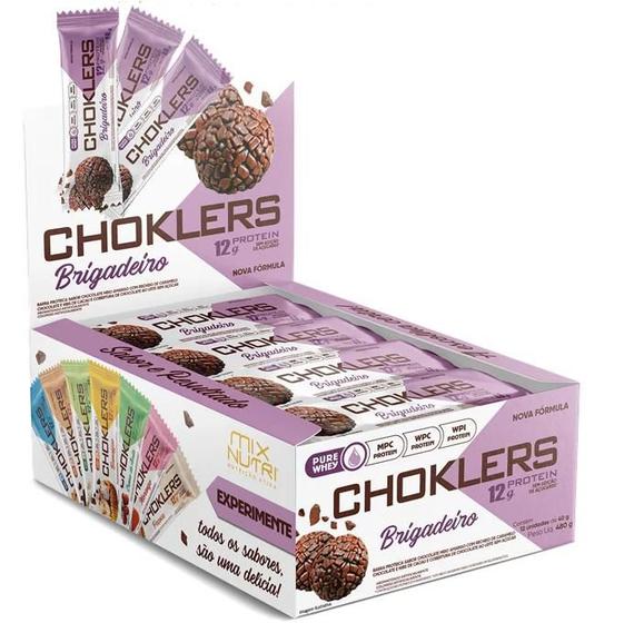 Imagem de Choklers brigadeiro e nibs de cacau 40g - display 12un