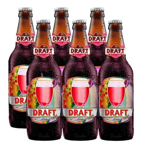 Imagem de Chopp Vinho Draft Tutti Frutti 600ml - Pack C/6