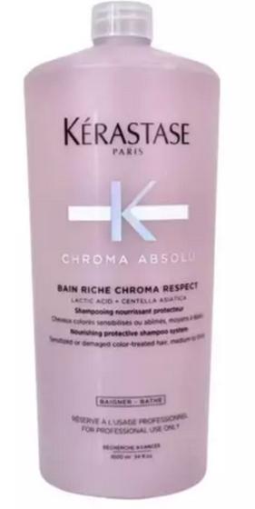 Imagem de Chroma Absolu Bain Riche Chroma Respect Shaampoo 1Litro Kluxo