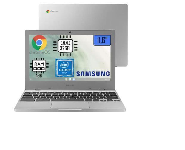 Chromebook Samsung 11.6 Intel Ddr4 32Gb Ssd Menor preço em Chromebook Samsung 11.6 Intel Ddr4 32Gb Ssd