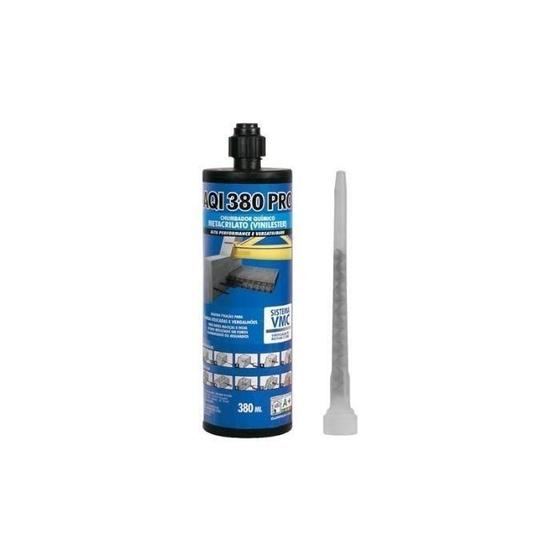 Imagem de Chumbador Químico Bi Comp Injeção 380Ml-Aqi Com Misturador