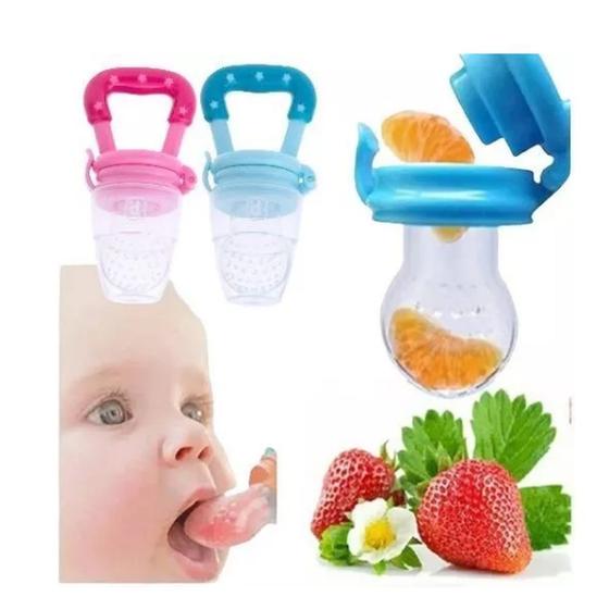 Imagem de Chupeta Alimentadora Pimpolho Infantil Silicone Porta Frutas e Legumes