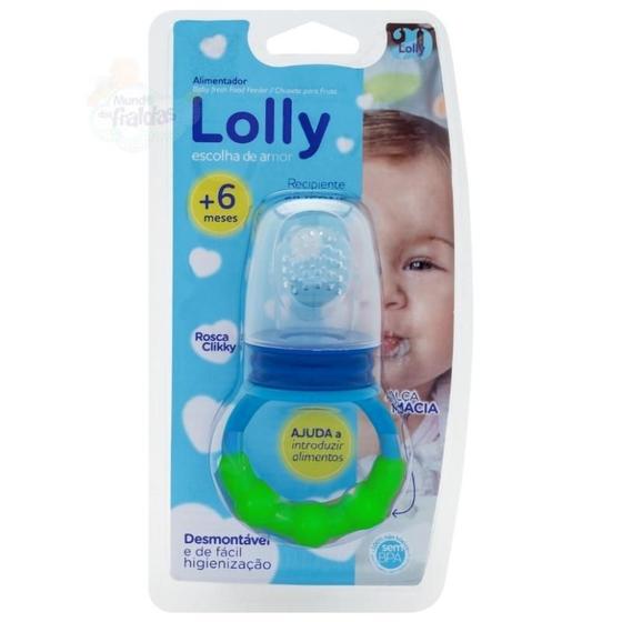 Imagem de Chupeta Alimentadora Silicone Infantil Lolly Porta Frutas e Legumes