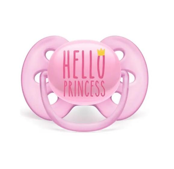 Imagem de CHUPETA AVENT PHILIPS ULTRA SOFT 6 Á 18 MESES rosa hello