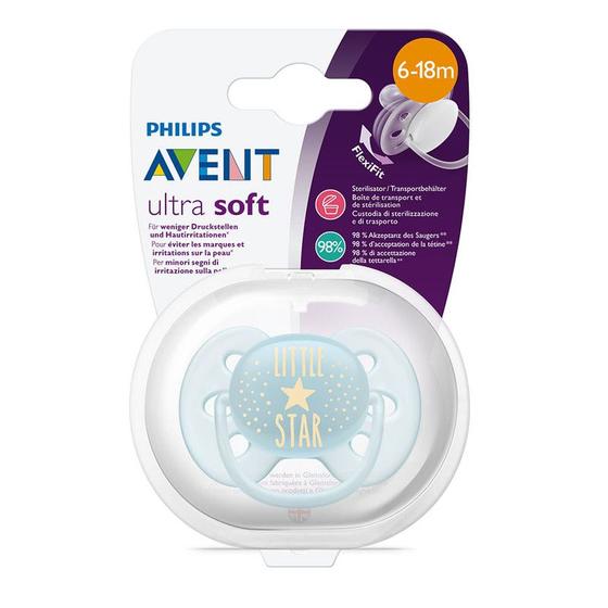 Imagem de Chupeta Avent Ultra Soft 1 Und Little Star de 6 a 18 meses