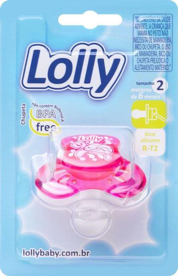 Imagem de Chupeta lolly fase 2 oceano master sil redondo rosa - 5612-01 rs - 7896699029612