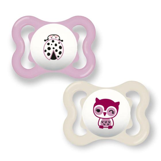 Imagem de Chupeta mam supreme 0-6 meses tamanho 1 bico silicone disco extra ventilado embalagem dupla