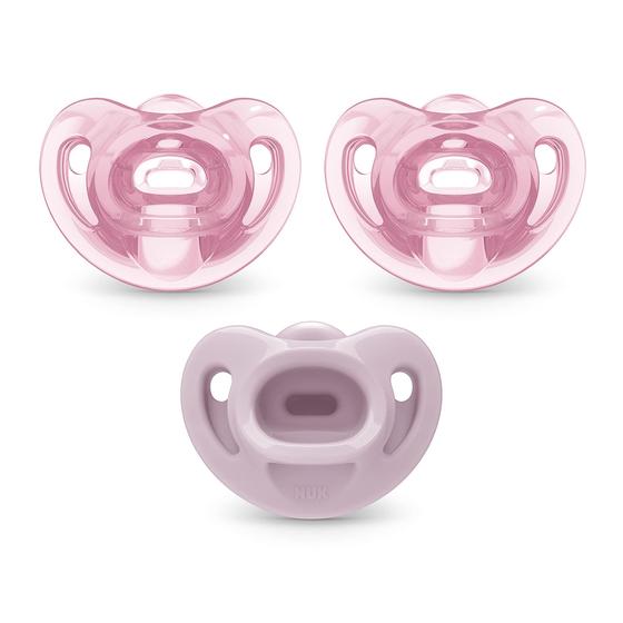 Imagem de Chupeta NUK Comfy Orthodontic 0-6 Meses - Pacote com 3 Unidades