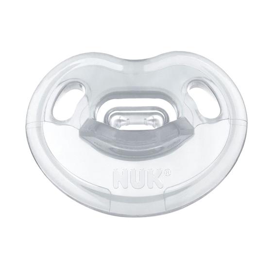 Imagem de Chupeta Nuk Genius Soft Silicone Ortodôntica Tamanho 1 de 0 a 6 Meses Neutral com 1 Unidade