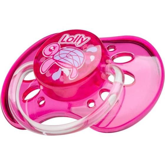 Imagem de Chupeta Oceano Silicone Redondo T2 Rosa - Lolly Baby